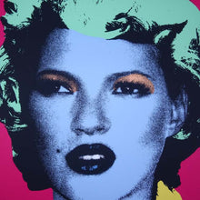 Load image into Gallery viewer, West Country Prince Screen print Banksy Kate Moss (Red) Replica by Artist West Country Prince
