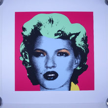 Load image into Gallery viewer, West Country Prince Screen print Banksy Kate Moss (Red) Replica by Artist West Country Prince
