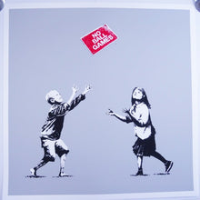Load image into Gallery viewer, West Country Prince Screen print Banksy No Ball Games Replica by Artist West Country Prince