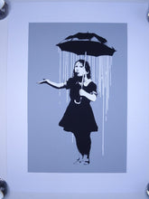 Load image into Gallery viewer, West Country Prince Screen print Banksy Nola (White rain) Replica by Artist West Country Prince