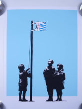 Load image into Gallery viewer, West Country Prince Screen print Banksy Very Little Helps by Artist West Country Prince
