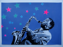 Load image into Gallery viewer, Game Over Original GAME OVER | Saxy Time | Original Spray Paint And Stencil
