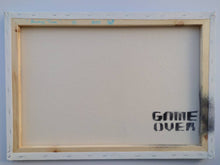 Load image into Gallery viewer, Game Over Original GAME OVER | Saxy Time | Original Spray Paint And Stencil on Canvas