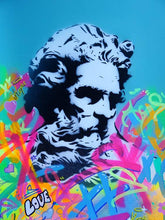Load image into Gallery viewer, Game Over Original GAME OVER | Zeus Love | Original Spray Paint And Stencil