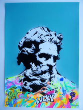 Load image into Gallery viewer, Game Over Original GAME OVER | Zeus Lucky | Original Spray Paint And Stencil