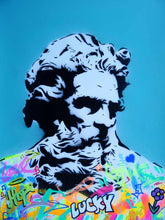 Load image into Gallery viewer, Game Over Original GAME OVER | Zeus Lucky | Original Spray Paint And Stencil