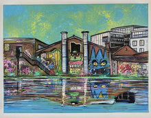 Load image into Gallery viewer, John Curtis Canvas John Curtis | Fish Island - Hackney Wick | Original artwork on Canvas