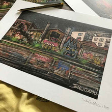 Load image into Gallery viewer, John Curtis Canvas John Curtis | Fish Island - Hackney Wick | Original artwork on Canvas