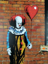 Load image into Gallery viewer, JPS Print JPS | Pennywise Clown vs Banksy Girl 1 - Print