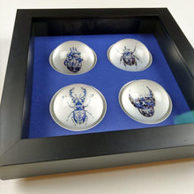 Load image into Gallery viewer, Magnus Gjoen Sculpture Magnus Gjoen | Delft Paperweight set of 4 Framed - Limited Edition 3D Art