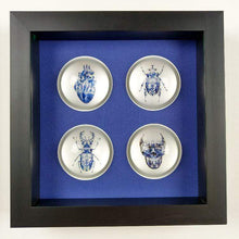 Load image into Gallery viewer, Magnus Gjoen Sculpture Magnus Gjoen | Delft Paperweight set of 4 Framed - Limited Edition 3D Art