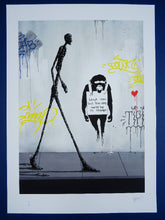 Load image into Gallery viewer, Shem Giclee Banksy Shem | Giacometti vs... | Limited Edition Print
