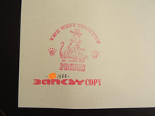 Load image into Gallery viewer, West Country Prince Screen print Banksy HMV Replica by Artist West Country Prince