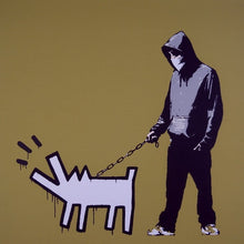 Load image into Gallery viewer, West Country Prince Screen print Olive Banksy Choose Your Weapon Replica by Artist West Country Prince