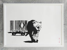 Load image into Gallery viewer, West Country Prince Screen print Banksy Barcode Replica by Artist West Country Prince
