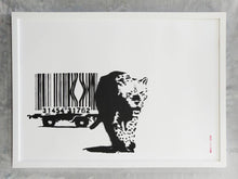 Load image into Gallery viewer, West Country Prince Screen print Banksy Barcode Replica by Artist West Country Prince