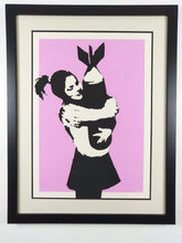 Load image into Gallery viewer, West Country Prince Screen print Banksy Bomb Hugger Replica by artist West Country Prince
