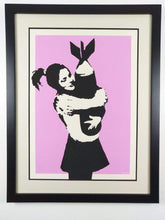 Load image into Gallery viewer, West Country Prince Screen print Banksy Bomb Hugger Replica by artist West Country Prince