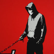 Load image into Gallery viewer, West Country Prince Screen print Banksy Choose Your Weapon Replica by Artist West Country Prince
