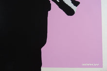 Load image into Gallery viewer, West Country Prince Screen print Banksy Flying Copper Pink Replica by Artist West Country Prince