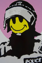 Load image into Gallery viewer, West Country Prince Screen print Banksy Flying Copper Pink Replica by Artist West Country Prince