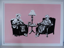 Load image into Gallery viewer, West Country Prince Screen print Banksy Grannies Replica by Artist West Country Prince