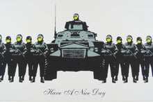 Load image into Gallery viewer, West Country Prince Screen print Banksy Have A Nice Day Replica by Artist West Country Prince