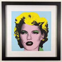 Load image into Gallery viewer, West Country Prince Screen print Banksy Kate Moss (Original Colour) Replica by Artist West Country Prince