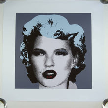 Load image into Gallery viewer, West Country Prince Screen print Banksy Kate Moss (Grey) Replica by Artist West Country Prince