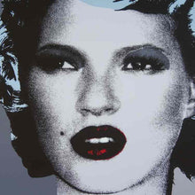 Load image into Gallery viewer, West Country Prince Screen print Banksy Kate Moss (Grey) Replica by Artist West Country Prince
