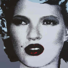 Load image into Gallery viewer, West Country Prince Screen print Banksy Kate Moss (Grey) Replica by Artist West Country Prince