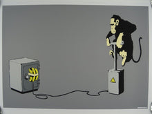 Load image into Gallery viewer, West Country Prince Screen print Banksy Monkey Detonator Replica by Artist West Country Prince