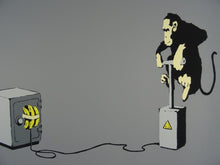 Load image into Gallery viewer, West Country Prince Screen print Banksy Monkey Detonator Replica by Artist West Country Prince