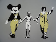 Load image into Gallery viewer, West Country Prince Screen print Banksy Napalm Replica by Artist West Country Prince