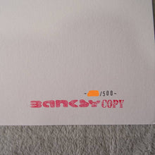 Load image into Gallery viewer, West Country Prince Screen print Banksy Queen Victoria Replica by Artist West Country Prince