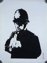 Load image into Gallery viewer, West Country Prince Screen print Banksy Rude Copper Replica by Artist West Country Prince
