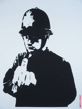 Load image into Gallery viewer, West Country Prince Screen print Banksy Rude Copper Replica by Artist West Country Prince