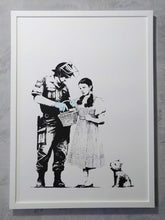 Load image into Gallery viewer, West Country Prince Screen print Banksy Stop and Search Replica by Artist West Country Prince