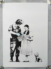 Load image into Gallery viewer, West Country Prince Screen print Banksy Stop and Search Replica by Artist West Country Prince
