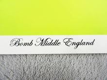Load image into Gallery viewer, West Country Prince Screen print Banksy Bomb Middle England Replica by Artist West Country Prince