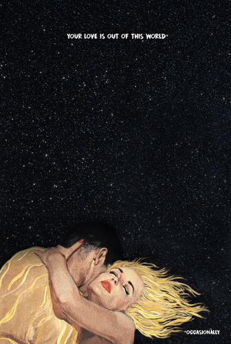 Mr. Controversial Giclee Mr. Controversial | Your Love Is Out Of This World - Diamond Dust - Limited Edition Print