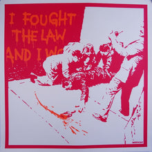 Load image into Gallery viewer, West Country Prince Screen print Banksy I Fought The Law Replica by artist West Country Prince.
