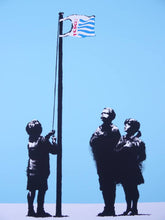 Load image into Gallery viewer, West Country Prince Screen print Banksy Very Little Helps by Artist West Country Prince
