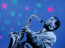 Load image into Gallery viewer, Game Over Original GAME OVER | Saxy Time | Original Spray Paint And Stencil
