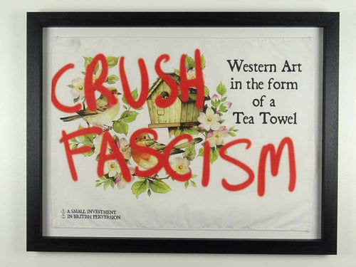 Grayson Perry Sculpture Grayson Perry | Western Art In The Form of a Tea Towel, 3D Art Framed