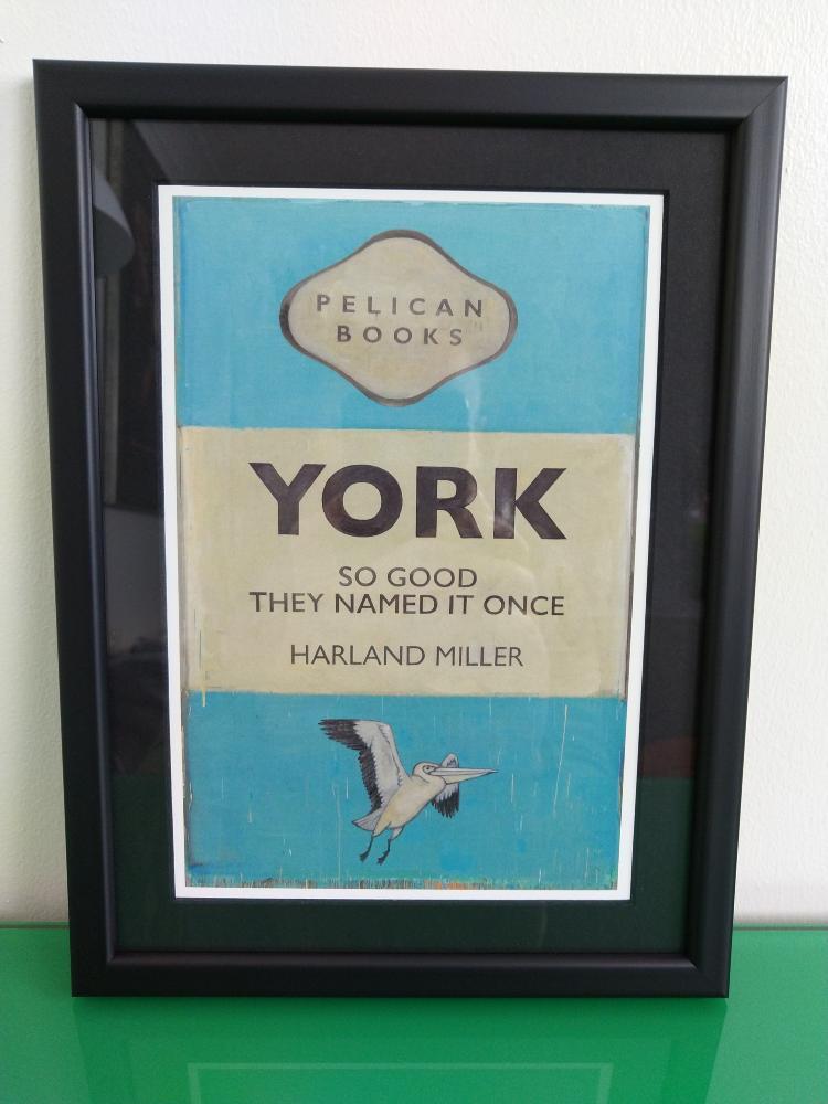 Harland Miller Print Harland Miller | York Art Gallery - Framed Exhibition Postcards