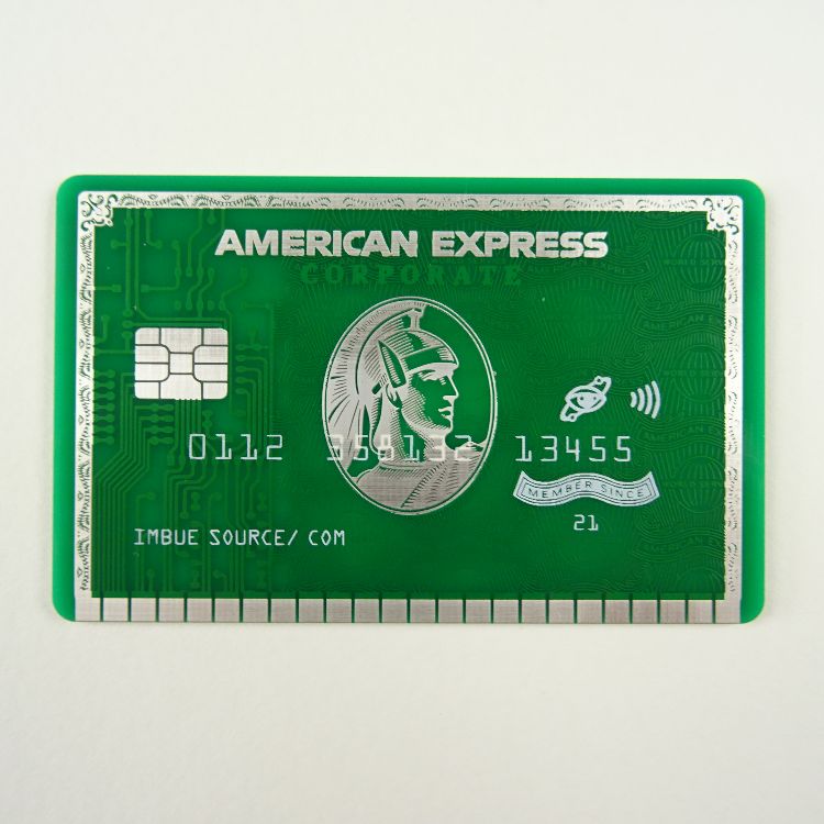Imbue Green Imbue | PCB Credit Card | Limited Edition 3D Art