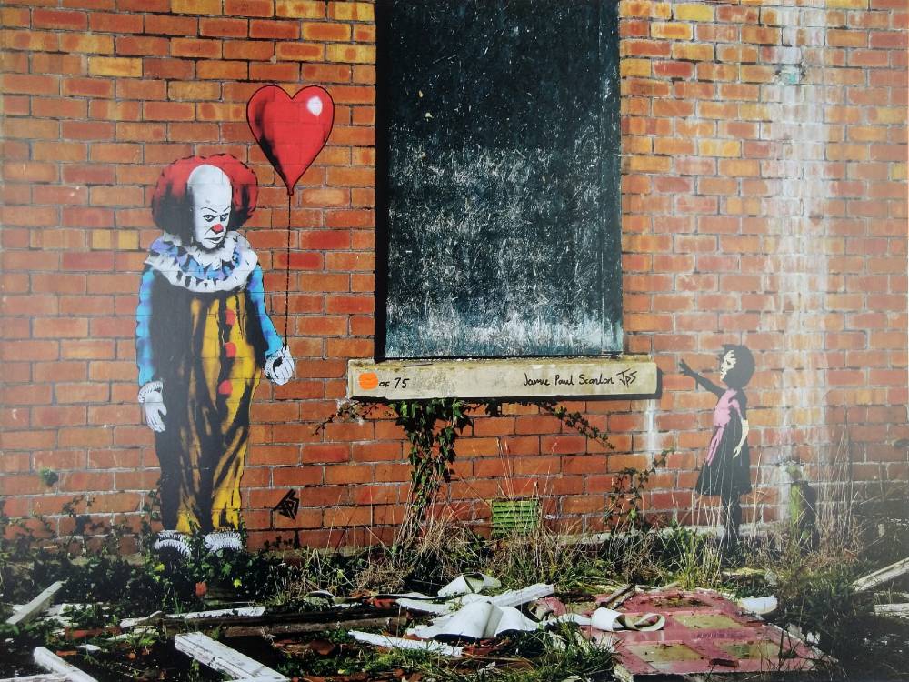 バンクシー ポスター banksy オリジナル Clown KYNE Insane Clown (2001) by Banksy – Artchive