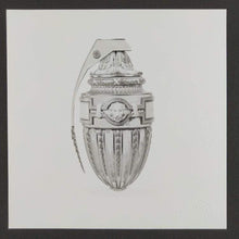 Load image into Gallery viewer, Magnus Gjoen Print Magnus Gjoen | Hand Grenade - Art Therapy Framed Print
