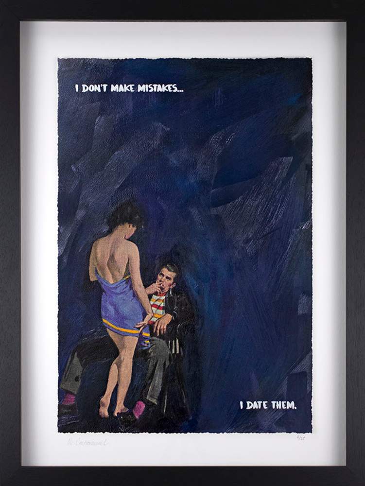 Mr. Controversial Canvas Float Framed Print Mr. Controversial | I Don't Make Mistakes - Hand Embellished Canvas & Limited Edition Print